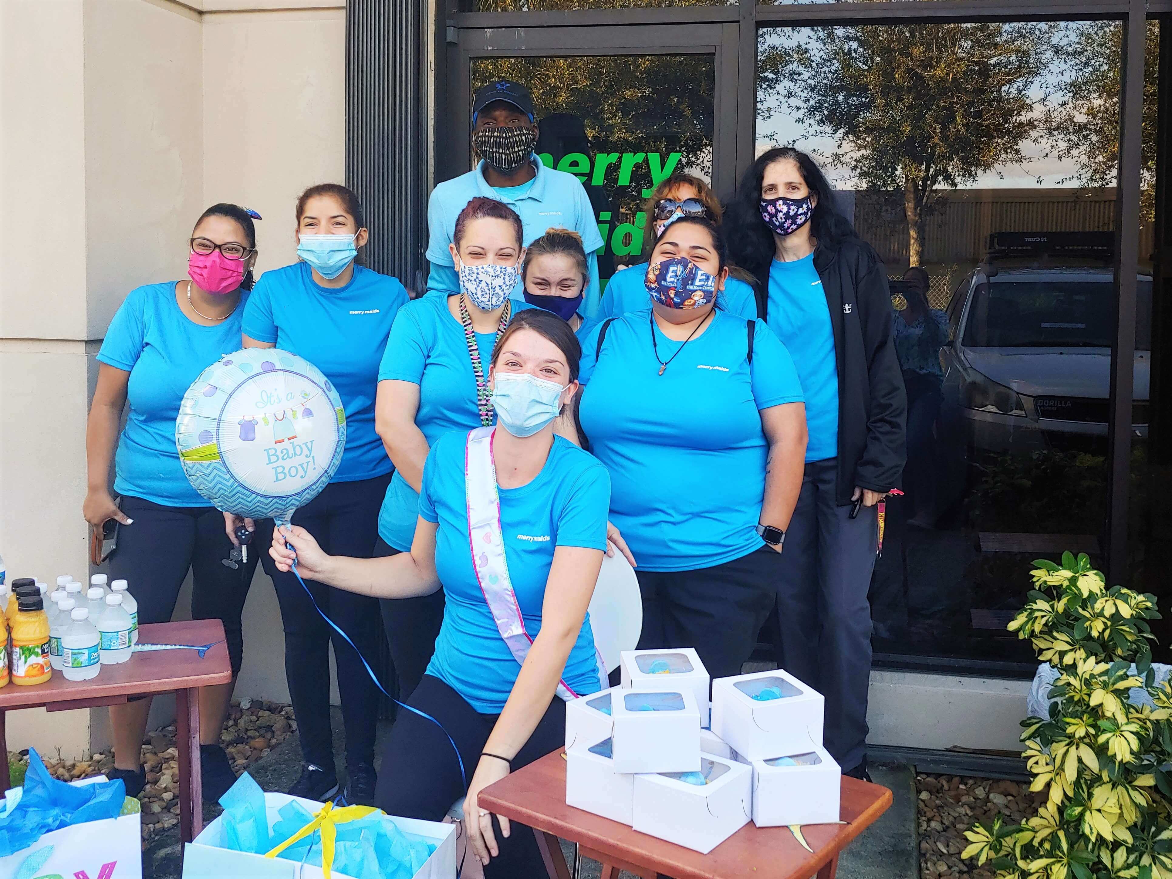 Team Photo Baby Shower